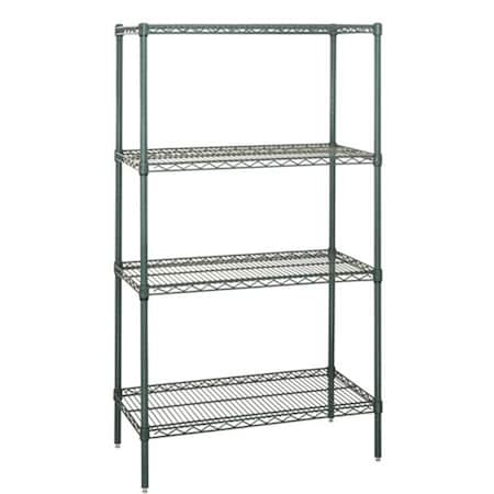 Betterbeds Proform Wire 4-Shelving Starter Unit - 24 x 48 x 63 in. BE1136759