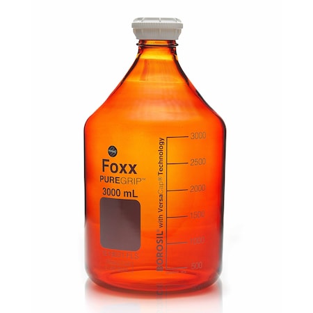 Foxx Life Sciences Vactrap2 Round, 2L, PP, RED BIN, 1/4" ID TUBING 305-2003-FLS