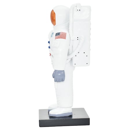 Homeroots 6" White Resin USA Astronaut Tabletop Sculpture 568400