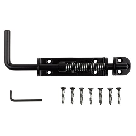 National Hardware Sliding Bolts 18" Blk N109-214