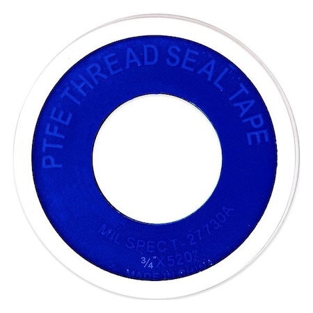 Markal Thread Sealant Tape, PTFE, 520 in. L, White 44075