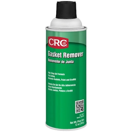 Crc CRC Gasket Remover / Paint and Decal Remover, 12 Wt Oz, Aerosol, Organic Solvents, Light Grey 3017