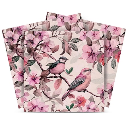 Homeroots 6" x 6" Pink Vinyl Arabesque Peel And Stick Removable Tiles 571308