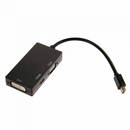 Sanoxy Mini DisplayPort Thunderbolt Male To DVI-D HDMI VGA Adapter Converter 4K 1080P SANOXY-CABLE25