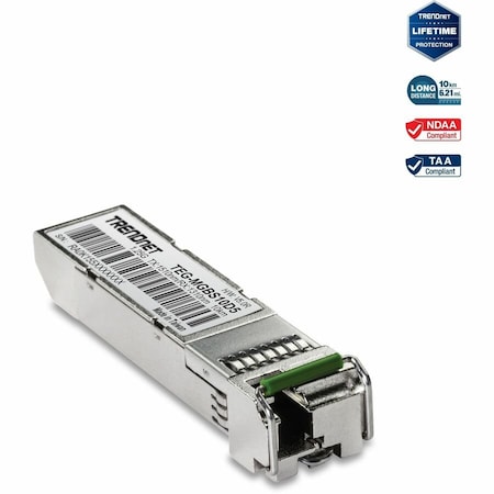 Trendnet MINI-GBIC DUAL WAVELENGTH SINGLE-MODE LC MODULE 155010KM TEG-MGBS10D5