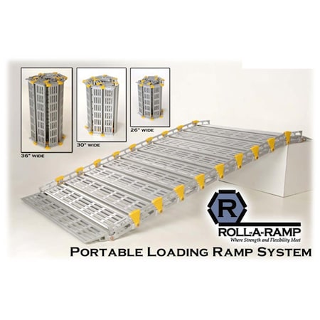 Roll-A-Ramp 36 in. x 108 in. Portable Loading Ramp A13609A19