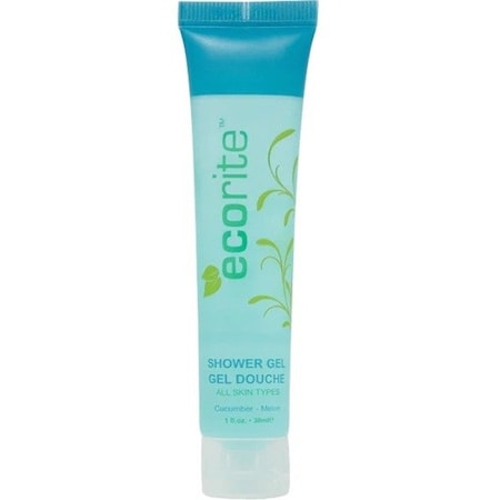 Ecorite Shower Gel, 30ml Tube with Flip Top Cap, Cucumber and Melon, PK 288 HA-ER-003