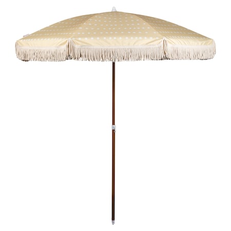 Picnic Time Family Of Brands Summerland 6.5 ft. Portable Beach Umbrella, Havana 816-01-365-000-0