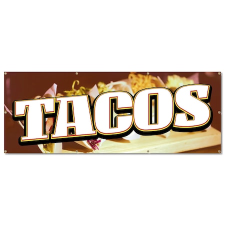 Signmission Tacos, 36 Inch, Banner B-96-30426