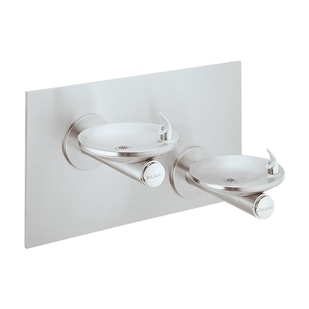 Elkay Wall Mount Sink, 2 Level, 38.5" D, 21.9375" H, 19" W EDFPBM117C
