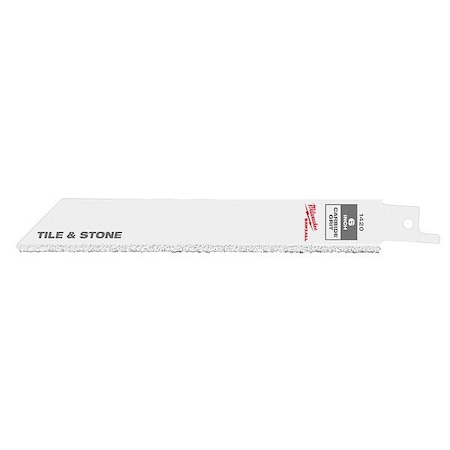 Milwaukee Tool 6" Carbide Grit SAWZALL Blade (50 Pk) 48-01-6420