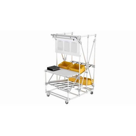 Trilogiq Mobile Workstation With Fifo Level, Information Board And Led. 21373-02