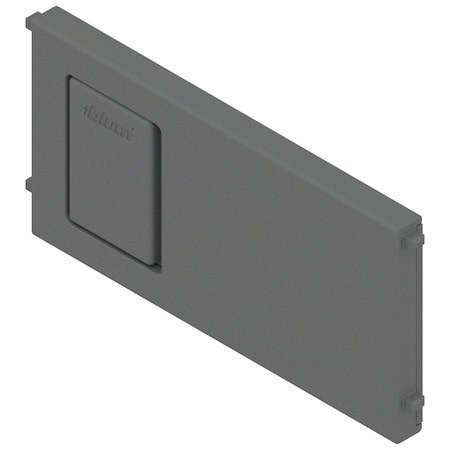 Blum 4in.W Gray Narrow Ambia Cross Divider ZC7Q010SS