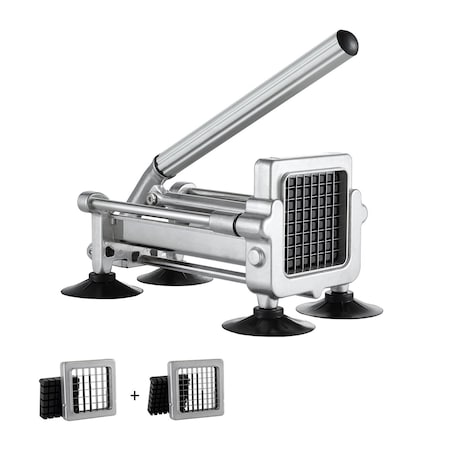 Vevor French Fry Cutter Stainless Steel Potato Vegetable Slicer Chopper 2 Blades LD03