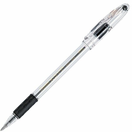Pentel R.S.V.P. Ballpoint Pen, Medium Point, Black, PK24, 24PK BK91A