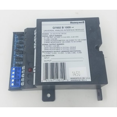 Honeywell Univ Interface Module With Enclosure Q7002B1009