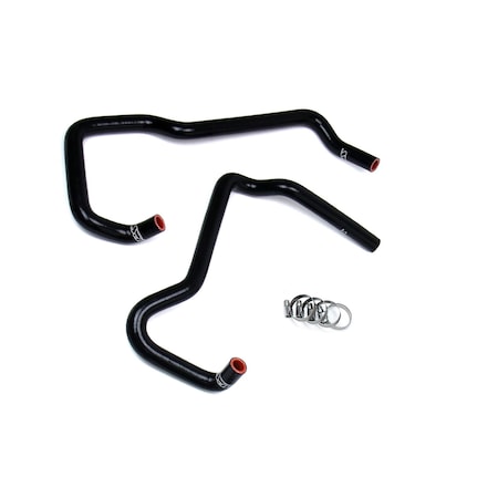 Hps Performance High Temp Reinforced Silicone Heater Coolant Hose Kit, Black, 57-1581H-BLK