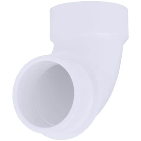 Charlotte Pipe And Foundry 1-1/2'' Schedule 40 90 Deg. DWV PVC Street Elbow, 1/4 Bend PVC 00302 0800HA