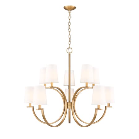Z-Lite Cordelia Modern Gold 10 Light Chandelier 2016-10MGLD