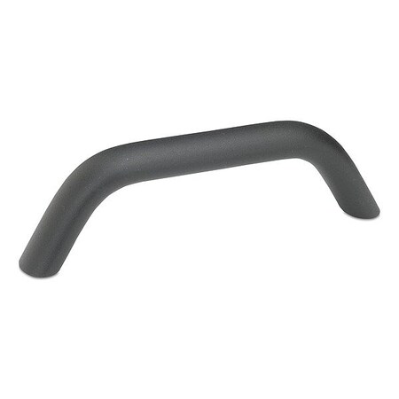 J.W. Winco Pull Handle, Black, Aluminum, 3 27/32 in L 565.3-20-120-A-SW