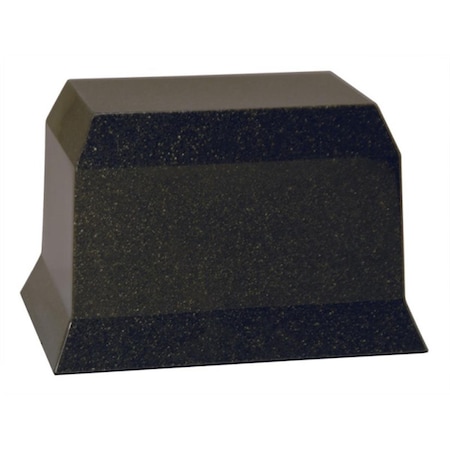 Fasttrack2Fitness Cultured Granite Cremation Harvard Adult Urn, Black FA2177861