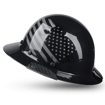 Lift Safety DAX Fiber Resin Full Brim Hard Hat (Patriot Gloss) - ANSI-G, TYPE 1 HDF-25PRG