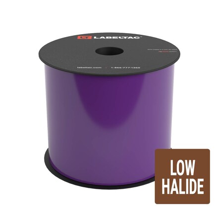 Labeltac Low Halide Supply 4in x 150ft LT4/Pro X, Purple LT409LH