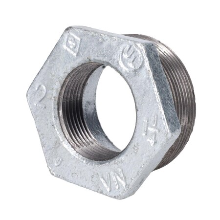 B & K STZ Industries 2 in. MIP each X 1-1/4 in. D FIP Galvanized Malleable Iron Hex Bushing 311UB-2114