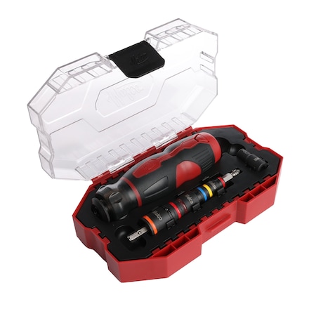 Malco C-RHEX 7-in-1 Flip Bit Socket Set #2 Robertson Square with Premium Grip Handle KITFB2