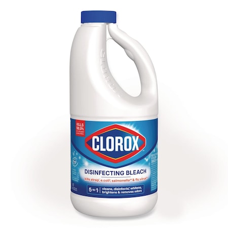 Clorox Concentrated Regular Disinfecting Bleach, 43 oz Bottle CLO32260