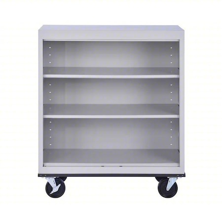 Sandusky Lee Mobile Bookcase, 42 in H, Dove Gray BM20361836-05