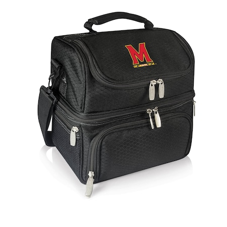 Picnic Time Family Of Brands NCAA Maryland Terrapins Pranzo Lunch Bag - Insulated Lunch Box with Picnic Set 512-80-175-314-0