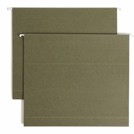 Smead Smead, BOX BOTTOM HANGING FILE FOLDERS, LETTER SIZE, STANDARD GREEN, 25PK 65090