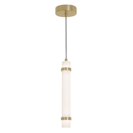 Afx Miami - LED Pendant - 15in - Light Antique Brass MIAP15LAJUDLB