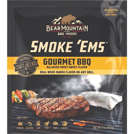 Bear Mountain Bbq Gourmet Smoke ems 6 Oz. Smoking Chips FP00