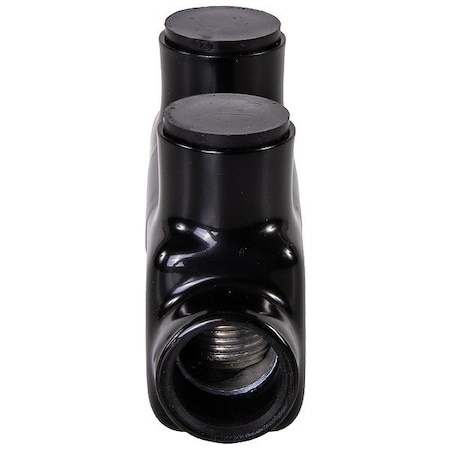 Polaris MultitapConnector, Alum, Blk, Hex, 2Port ISR-250B
