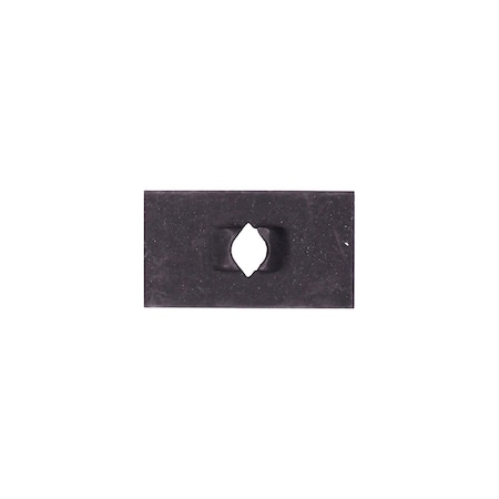 Auveco Flat Nut 8-32 Screw Size 1/2in x 7/8in, 100PK 1899