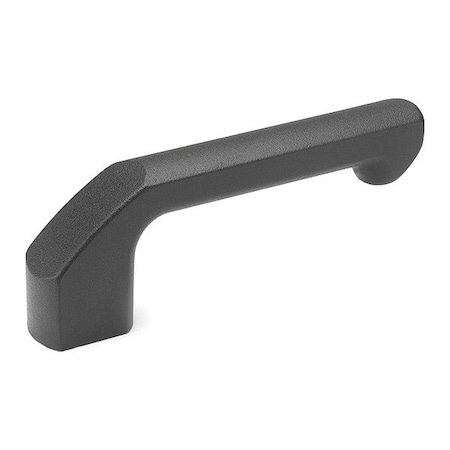 J.W. Winco Pull Handle, Black, Aluminum, 4 7/8 in L 559-162-B-SW