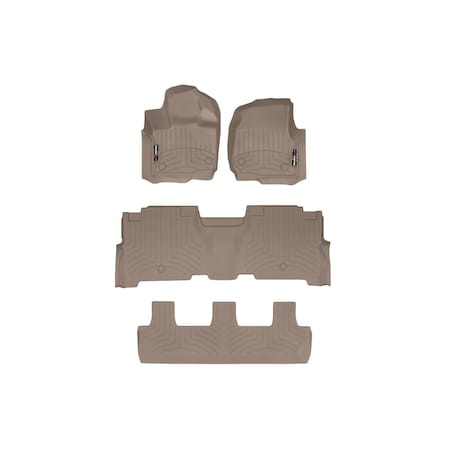 Weathertech Tan, Front, rear, and rear Floorliners 451665-1-2-4512956
