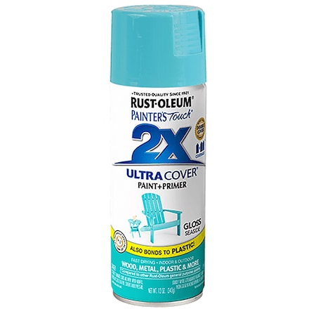Rust-Oleum Painter's Touch 2X Ultra Cover Gloss Seaside 12 Oz. Spray 267116