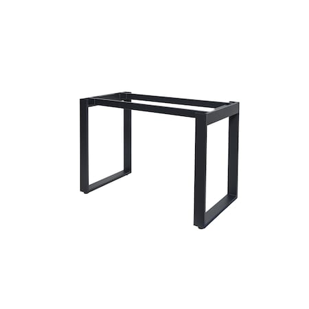 Bfm Seating Urban - Loop Frame 30 x 72in Dining Height Table Base - Sand Black TBU2-3072