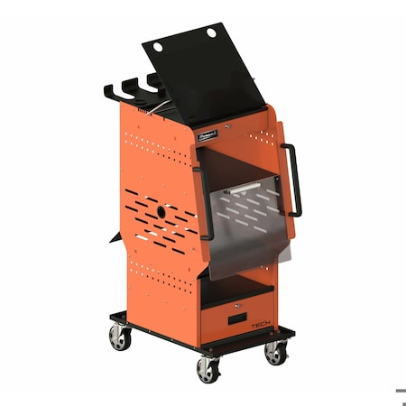 Homak Mobile Diagnostic and Testing Terminal - Orange OB06019020