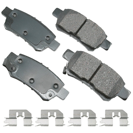 Akebono Proact Disk Pad, Act1088A ACT1088A