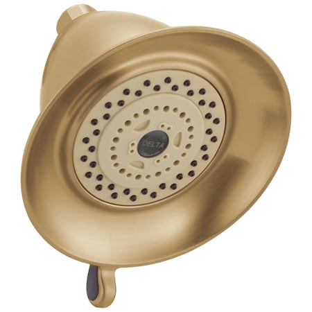 Delta Universal Showering Components Premium 3-Setting Shower Head In Champagne Bronze RP34355CZ