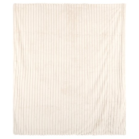 Lavish Home Faux Fur Throw Blanket 60x70 Blanket Soft Throw with Plush Faux Fur Front & Warm Mink Back 66-THROW057-I