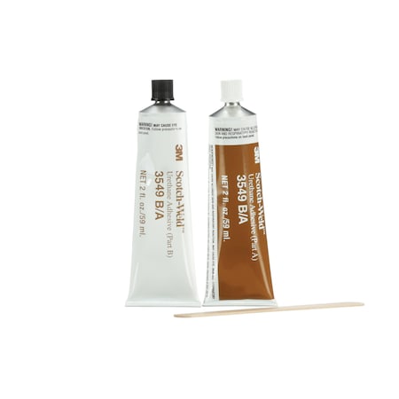 3M Scotch-Weld PART PART ADHESIVE, 2 OZ CONTAINER TUBE KIT CONTAINER, PART A: BROWN/PART 7000046484