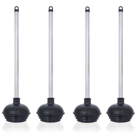 Neiko Toilet Plungers, 4 Pack, Residential, Commercial, and Industrial Building Sanitation Use 60190A
