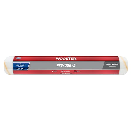 Wooster RR643 18 in. Pro Doo-Z 0.5 in. Nap Roller Cover 71497118080