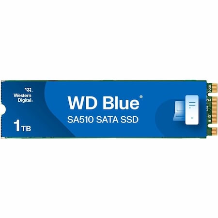 Western Digital WD Blue SA510 WDS100T3B0B 1 TB Solid State Drive - M.2 2280 Internal - SATA (SATA/600) WDS100T3B0B