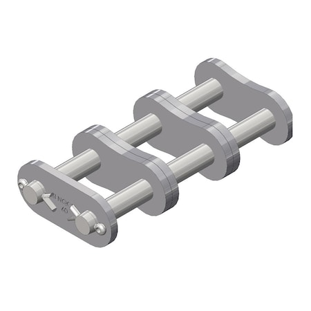 Senqcia Inspire Series SBR Triple Strand Cottd Connecting Link, 60-3 chain, .75P, 2.86 OAW, .234 Pin 60-3CLCP